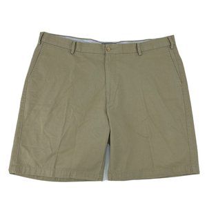Peter Millar Shorts Men's 42 Beige Golf Flat Front‎ 100% Pima Cotton